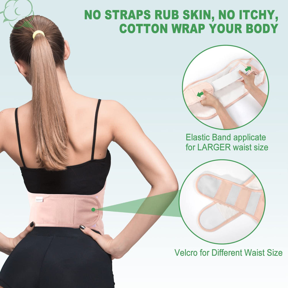 DEROWN Castor Oil Pack with waterproof PUL layers protects clothing
