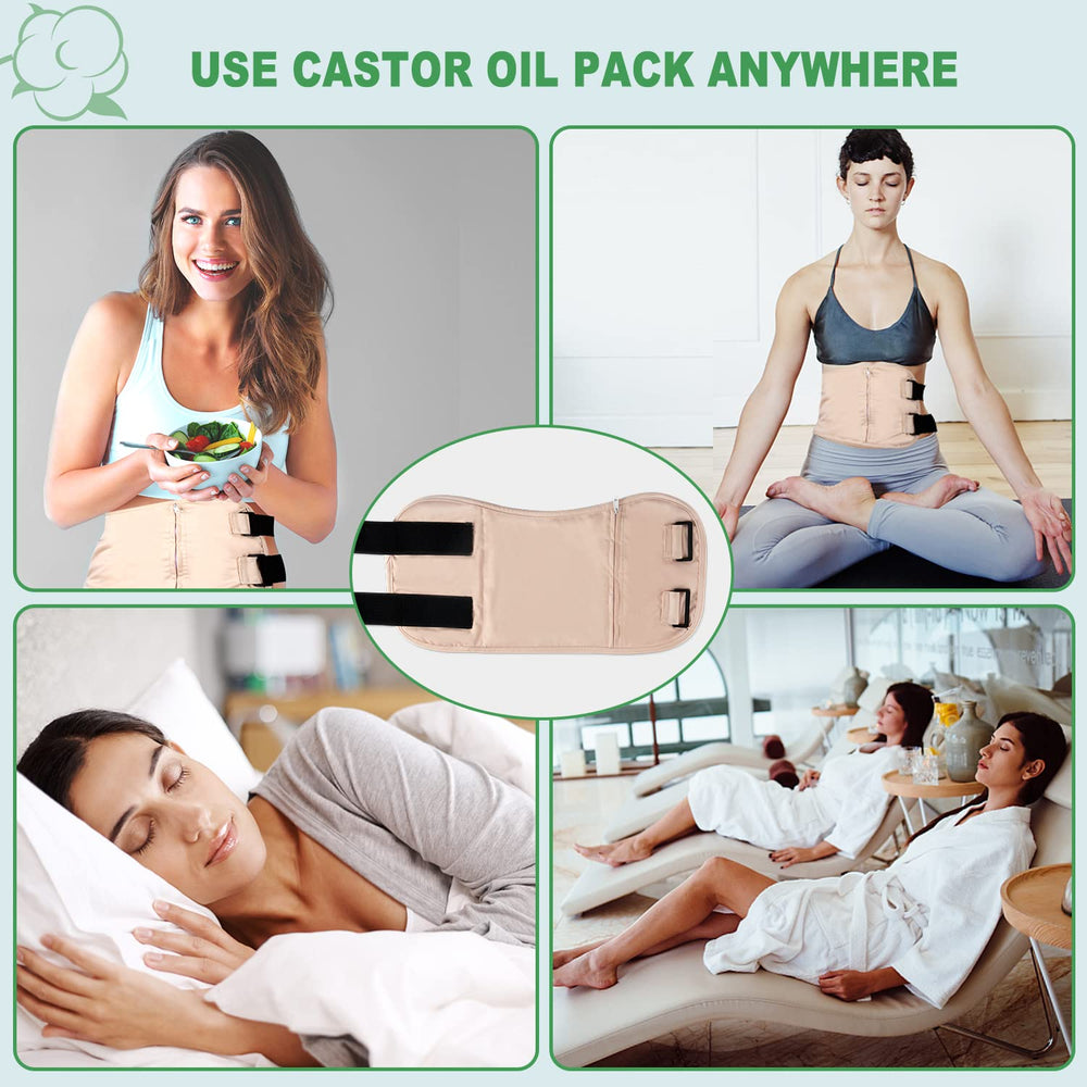 DEROWN Reusable Kit encourages mess-free castor oil routines.