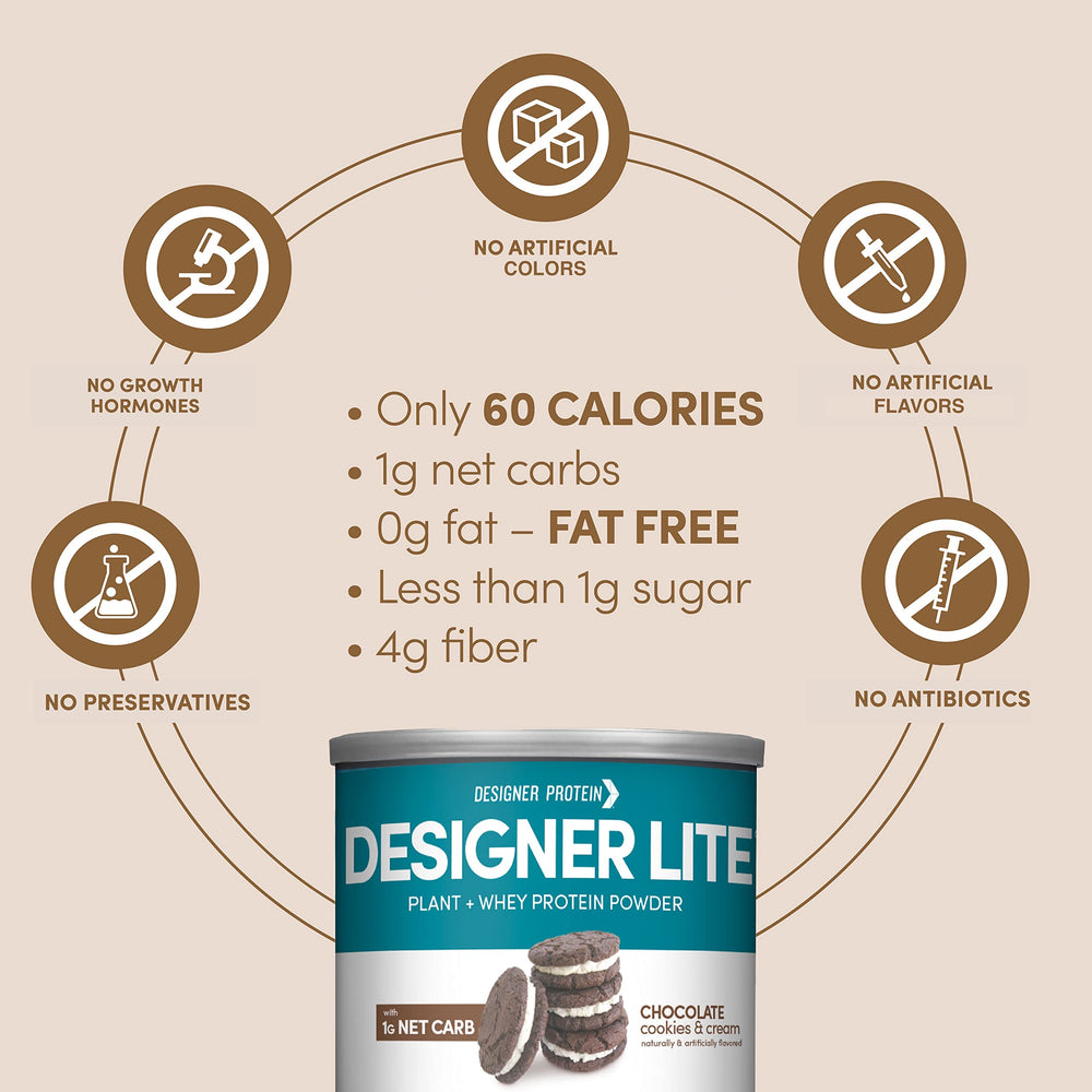 Designer Wellness Designer Lite shaker ready for on-the-go nutrition.