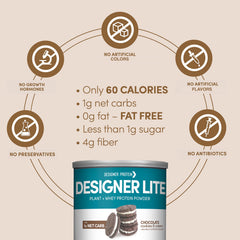 Designer Wellness Designer Lite shaker ready for on-the-go nutrition.
