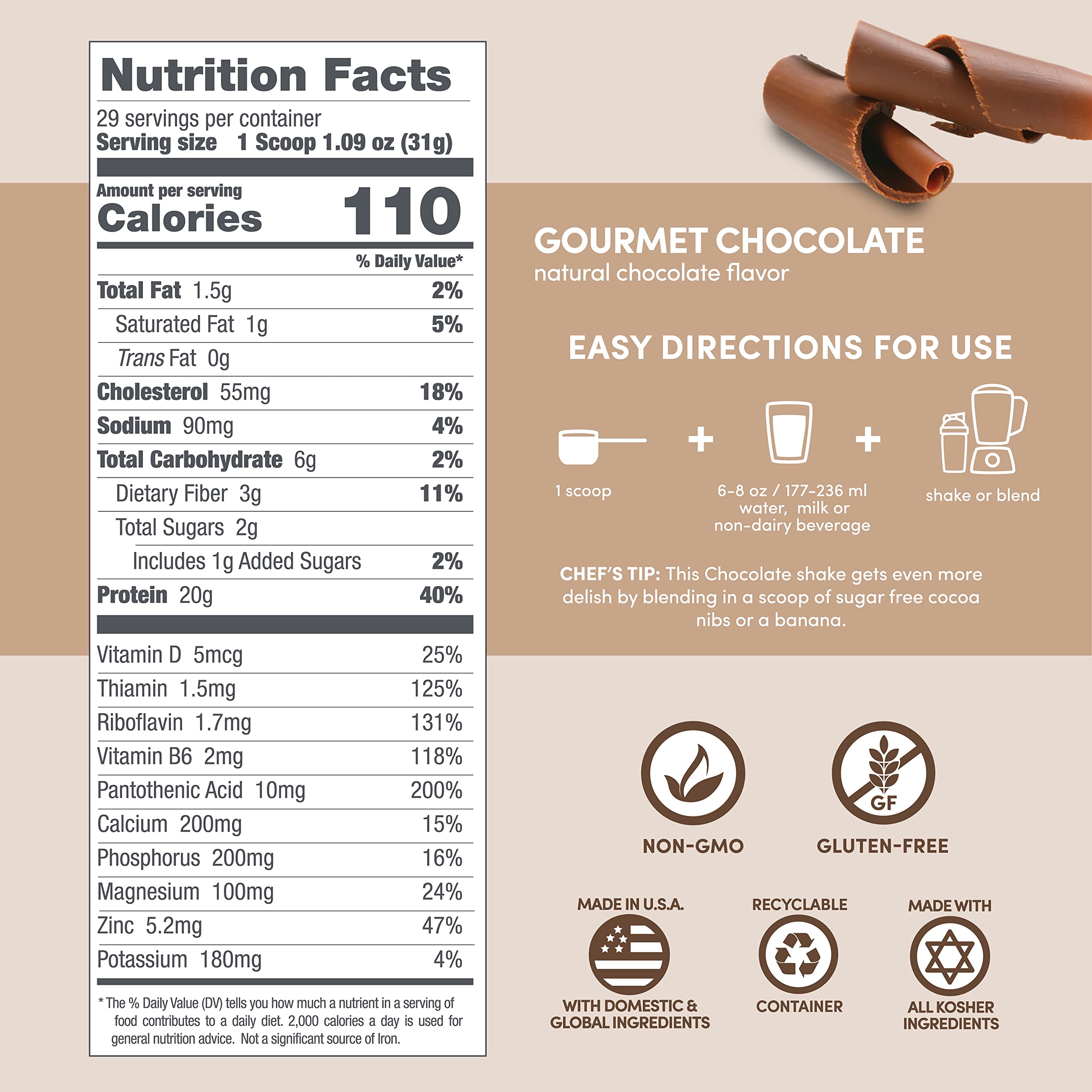 Designer Wellness Designer Whey nutrition-label shows minerals and electrolytes