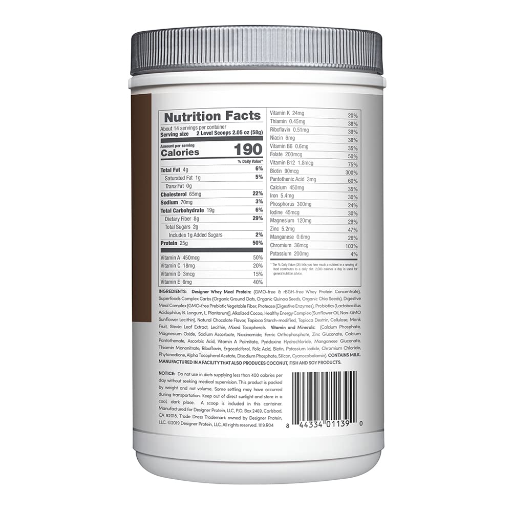 Designer Wellness Designer Whey pour previewing a smooth shake in minutes