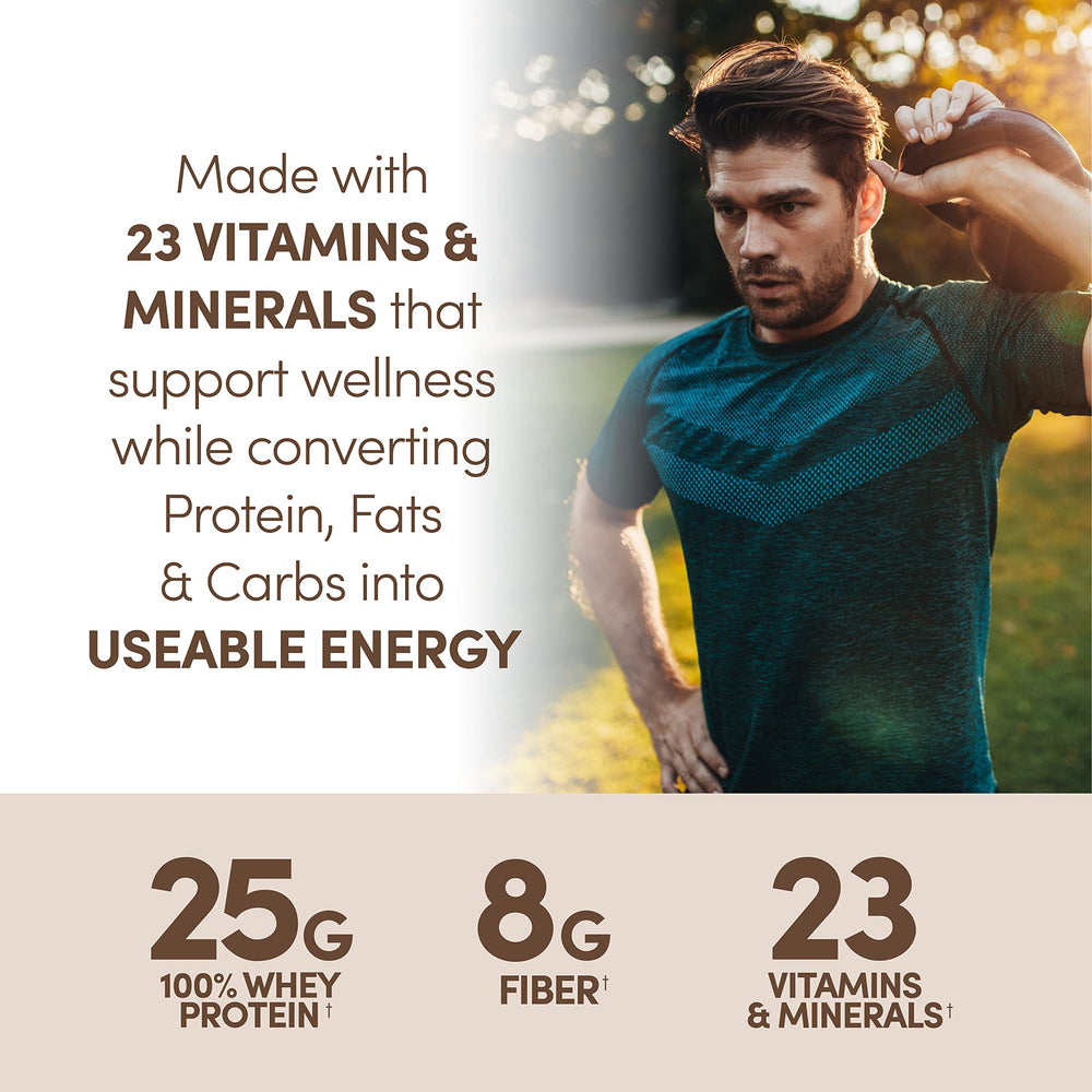 Designer Wellness nutrition facts label highlights 23 vitamins and minerals