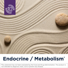 Designs for Health Adrenal Complex bottle on table signals clean ingredients for adrenal support.