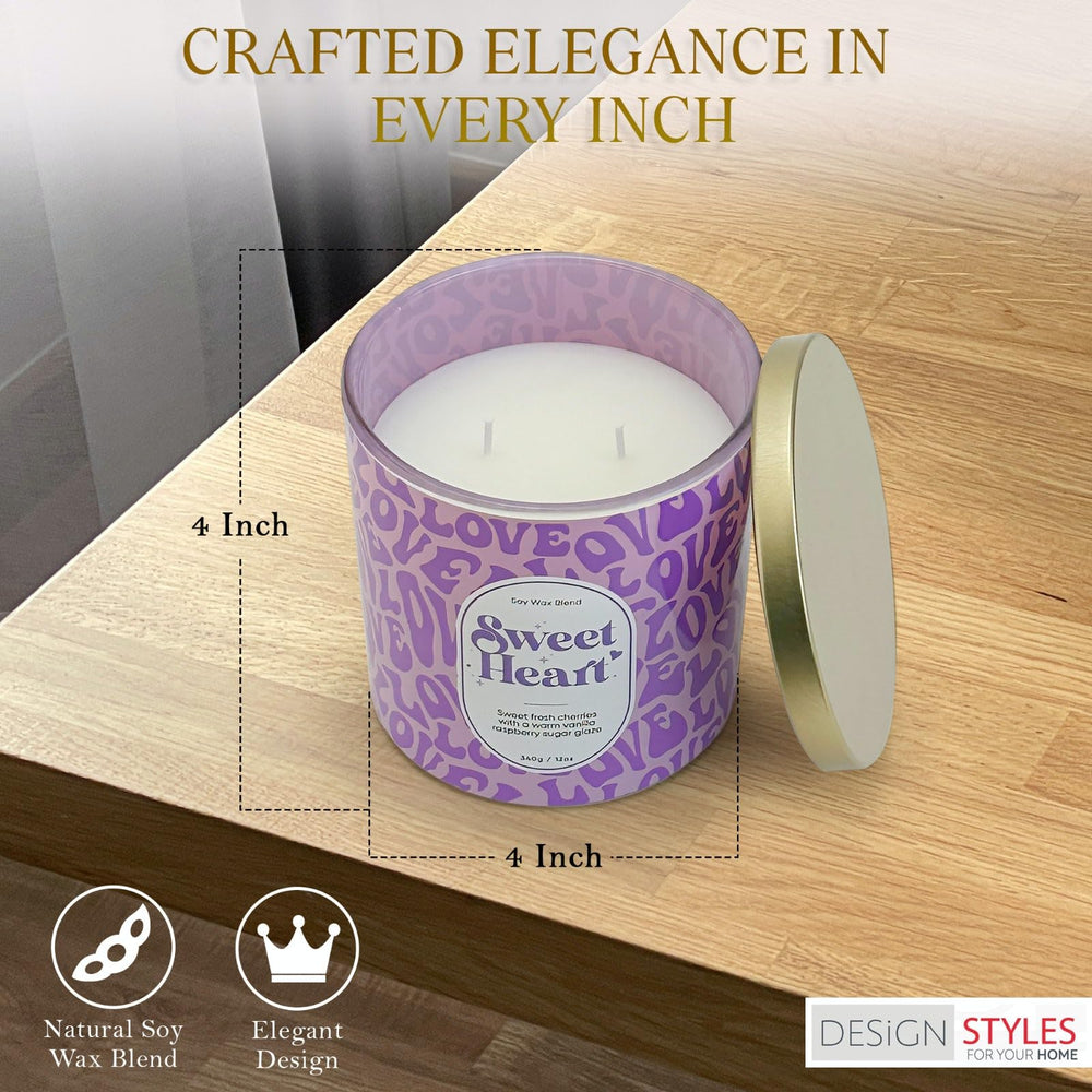 Designstyles Sweet Heart close-up showing cherries, vanilla, raspberry aroma for intimate moments.