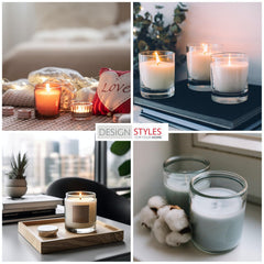 Designstyles Sweet Heart eco-friendly soy candle with clean burn.