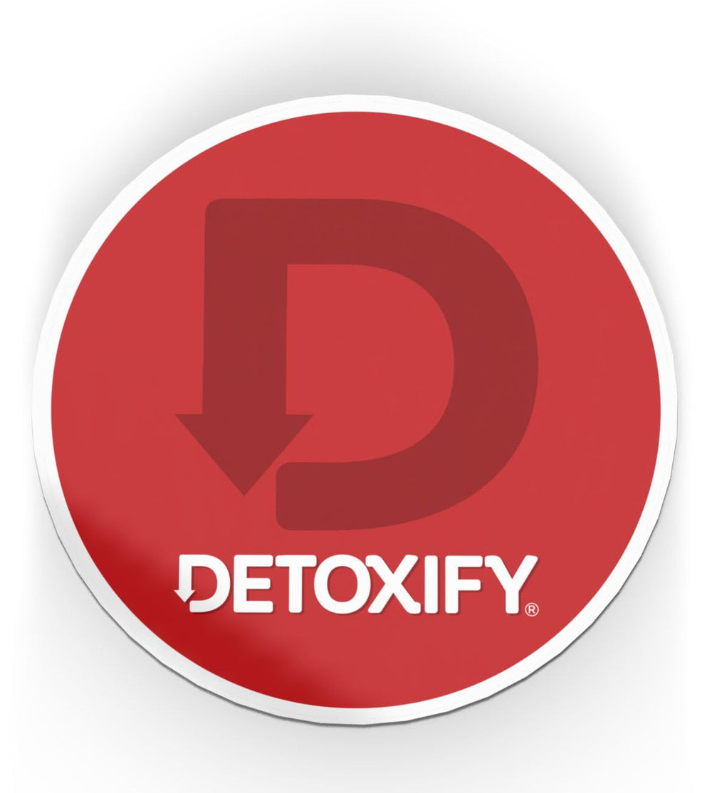 Detoxify Ever Clean glass cup with steam suggests a comforting brew