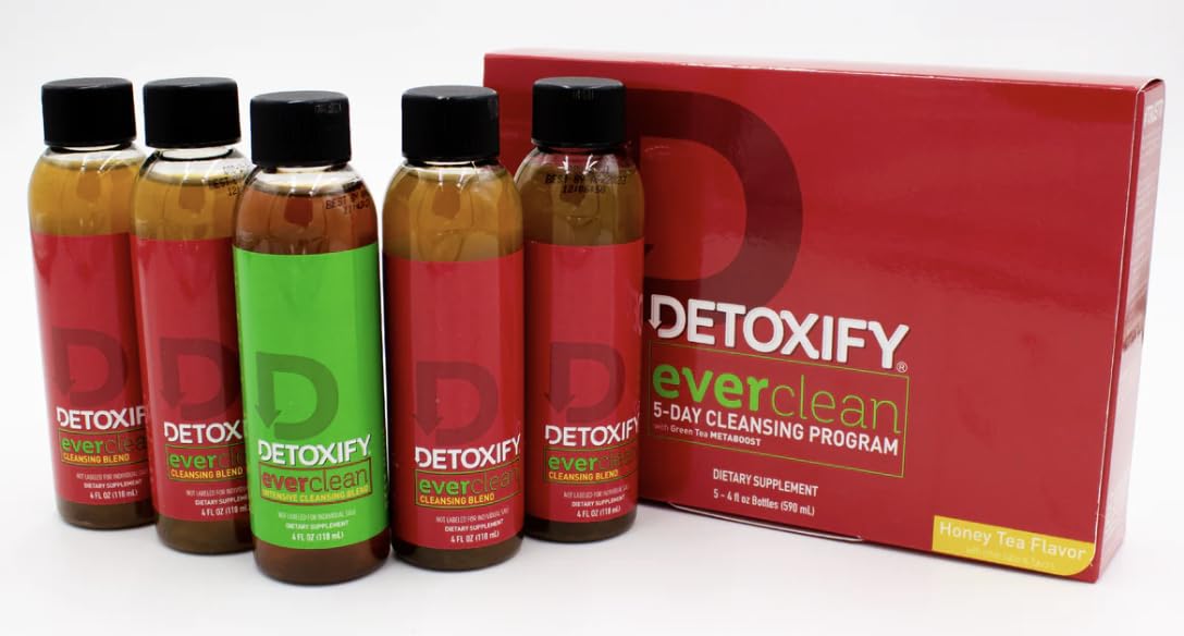 Detoxify Ever Clean green tea leaves hint at nutrient support