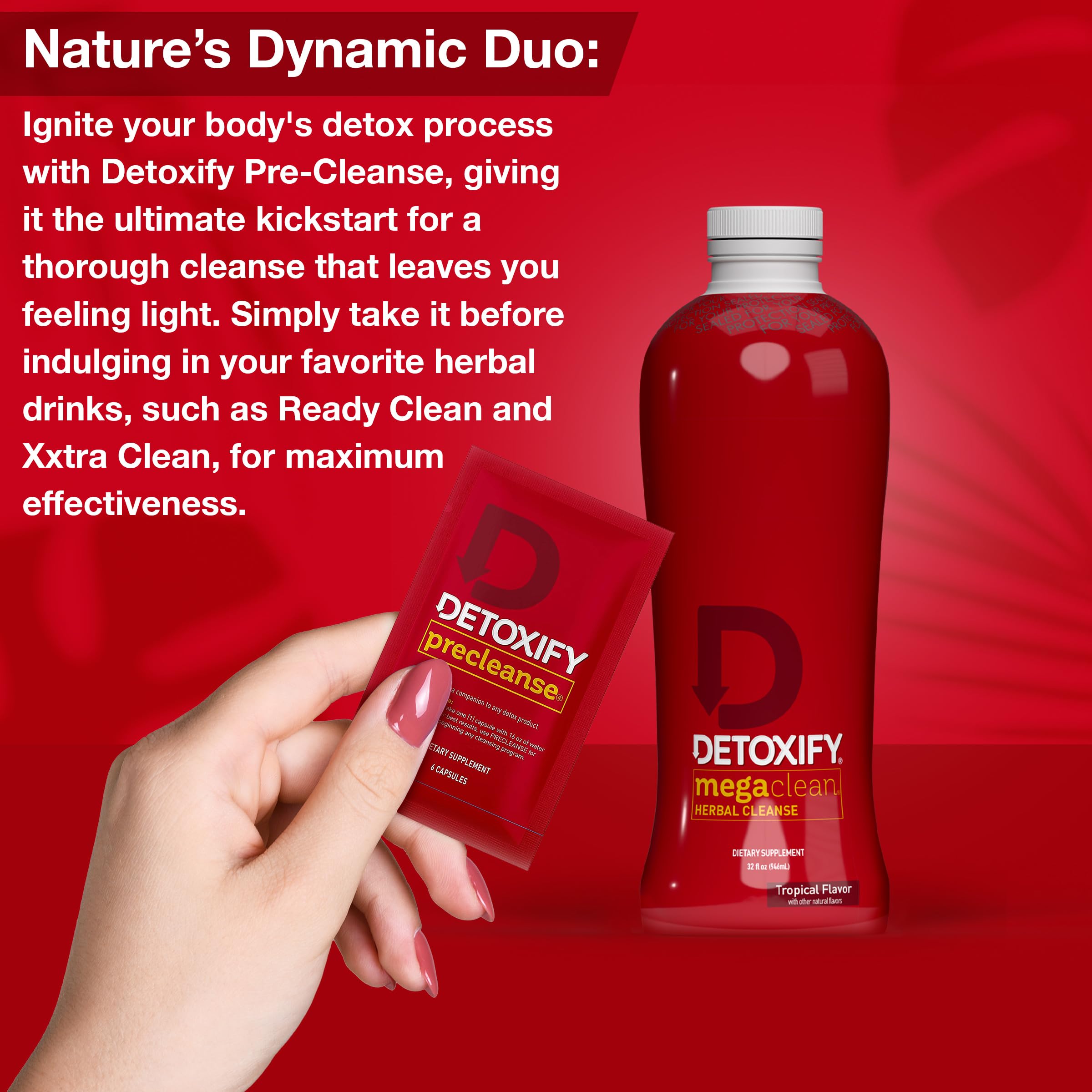 Detoxify Mega Clean milk-thistle highlight ingredient for cleansing routines.