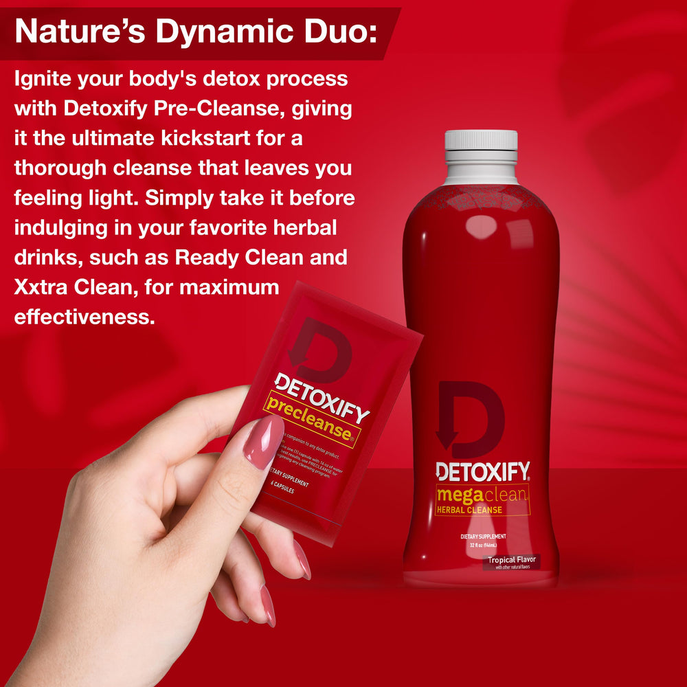 Detoxify Mega Clean milk-thistle highlight ingredient for cleansing routines.