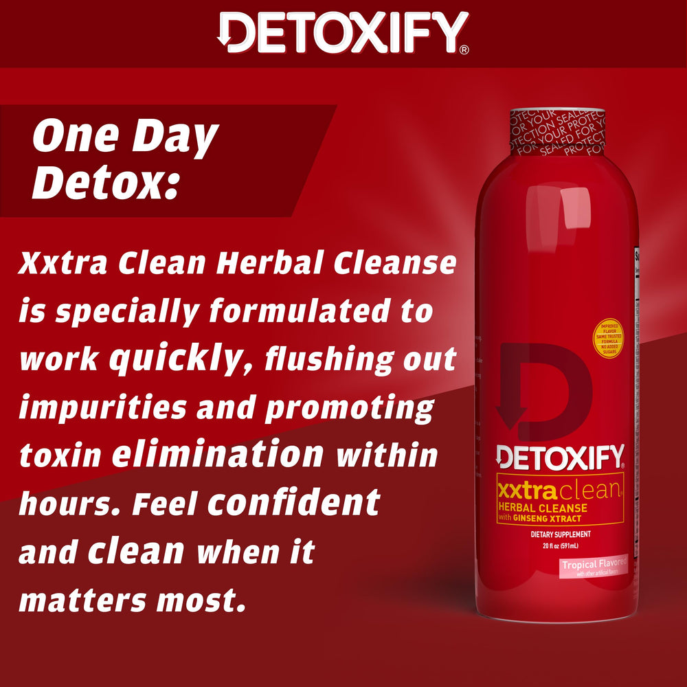 Detoxify Xxtra Clean ginseng extract for a subtle energizing boost