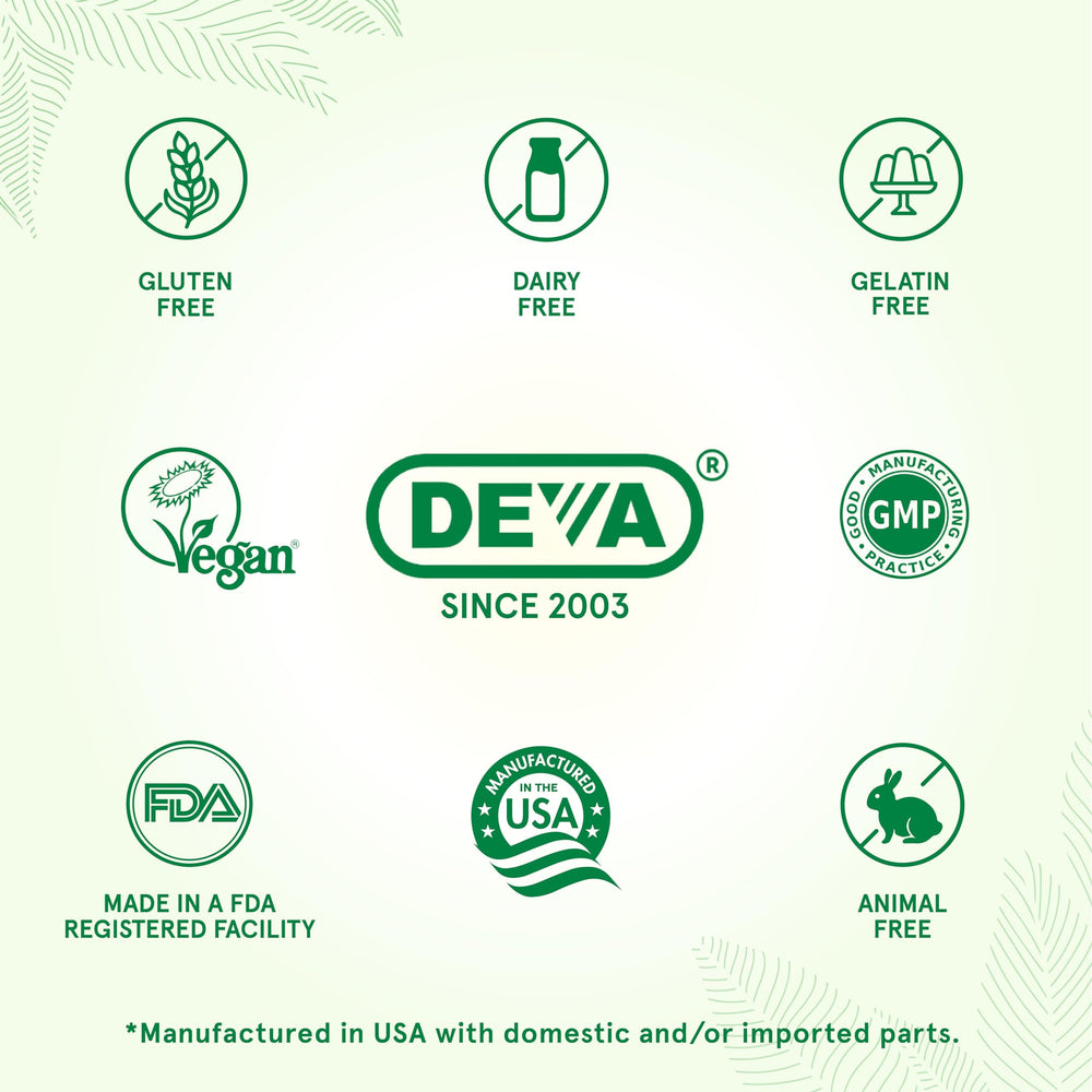 DEVA Borage Oil amber bottle emphasizing freshness and potency.