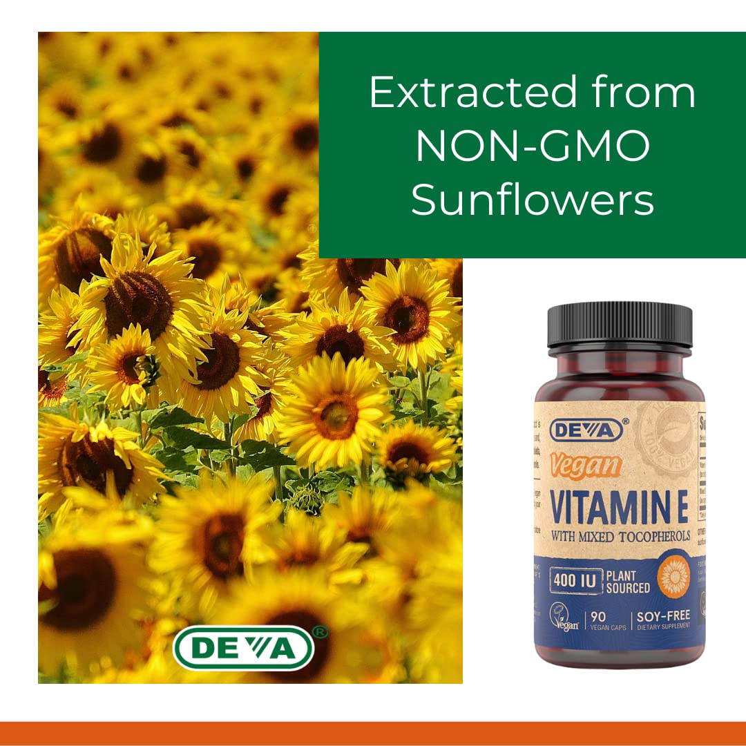 DEVA bottle on kitchen counter emphasizes convenient daily supplementation.