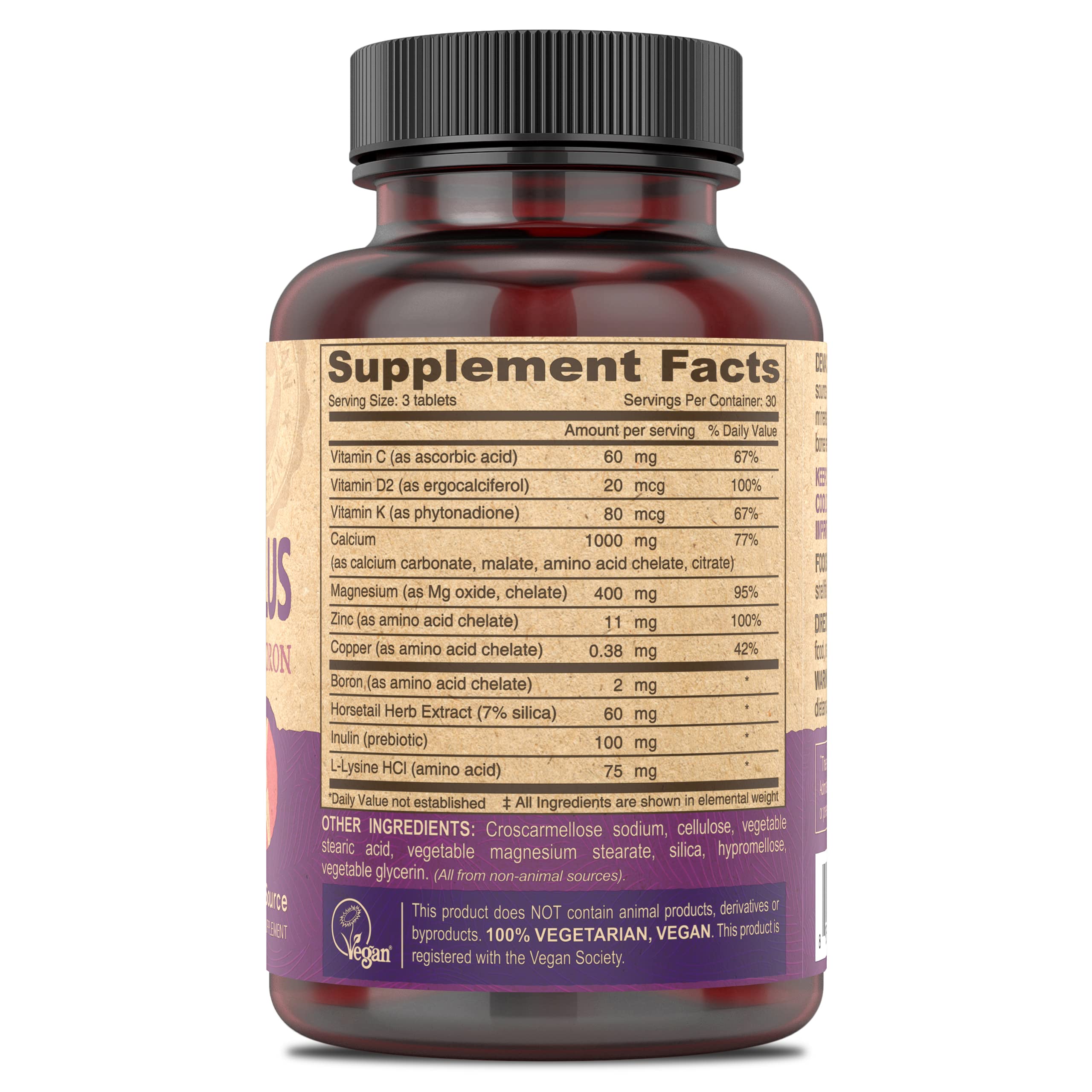 DEVA Cal-Mag Plus packaging highlighting vegan-friendly vitamins