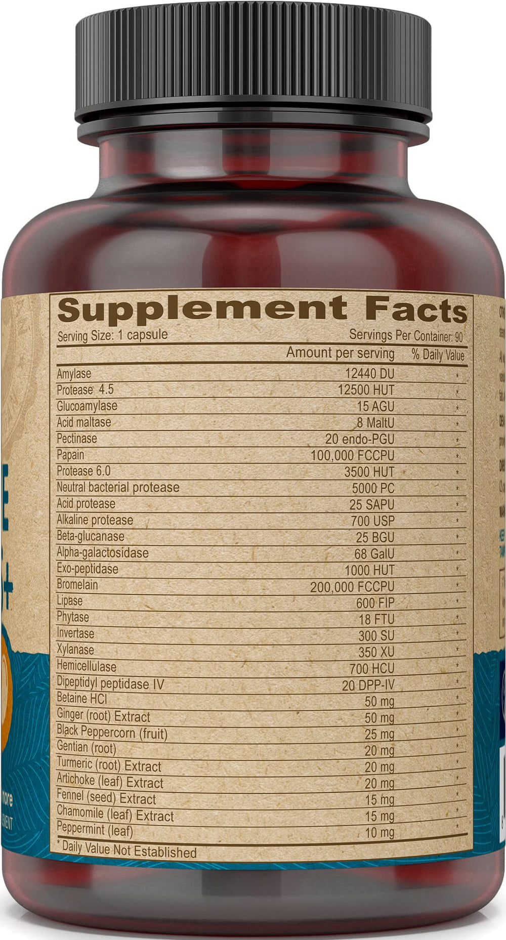 DEVA enzymes packaging highlights non-dairy grown bacteria concept.