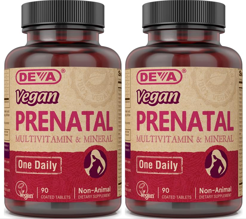 DEVA Prenatal Multivitamin bottle – one daily vegan formula supports pregnancy nutrition