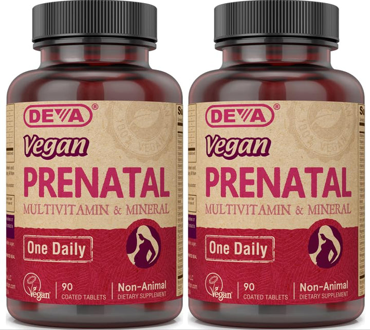 DEVA Prenatal Multivitamin bottle – one daily vegan formula supports pregnancy nutrition