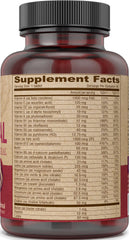 Close-up of DEVA prenatal multivitamin tablets for easy swallowing