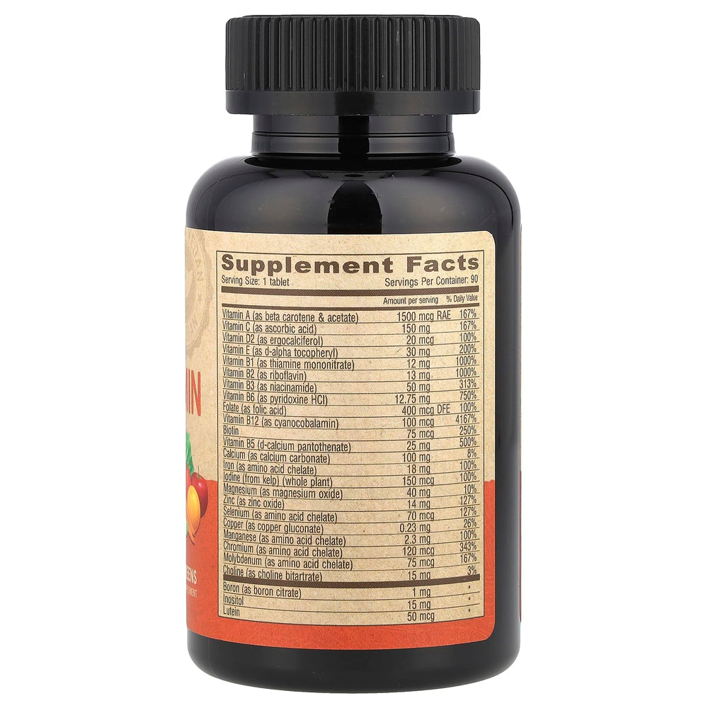 DEVA Tiny Tablets daily dose close-up highlighting convenient one-tablet regimen