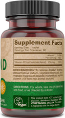 DEVA D3 ingredients image emphasizes lichen-derived cholecalciferol for vegans.