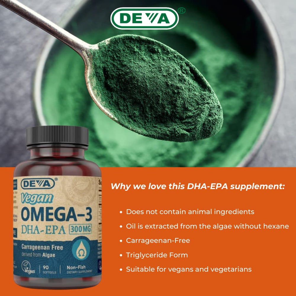 No fishy taste experience with DEVA vegan omega-3 softgels