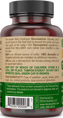 DEVA glucosamine MSM CMO capsules close-up for plant-based wellness