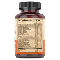 DEVA vegan multivitamin green food blend ingredients promoting daily vitality.