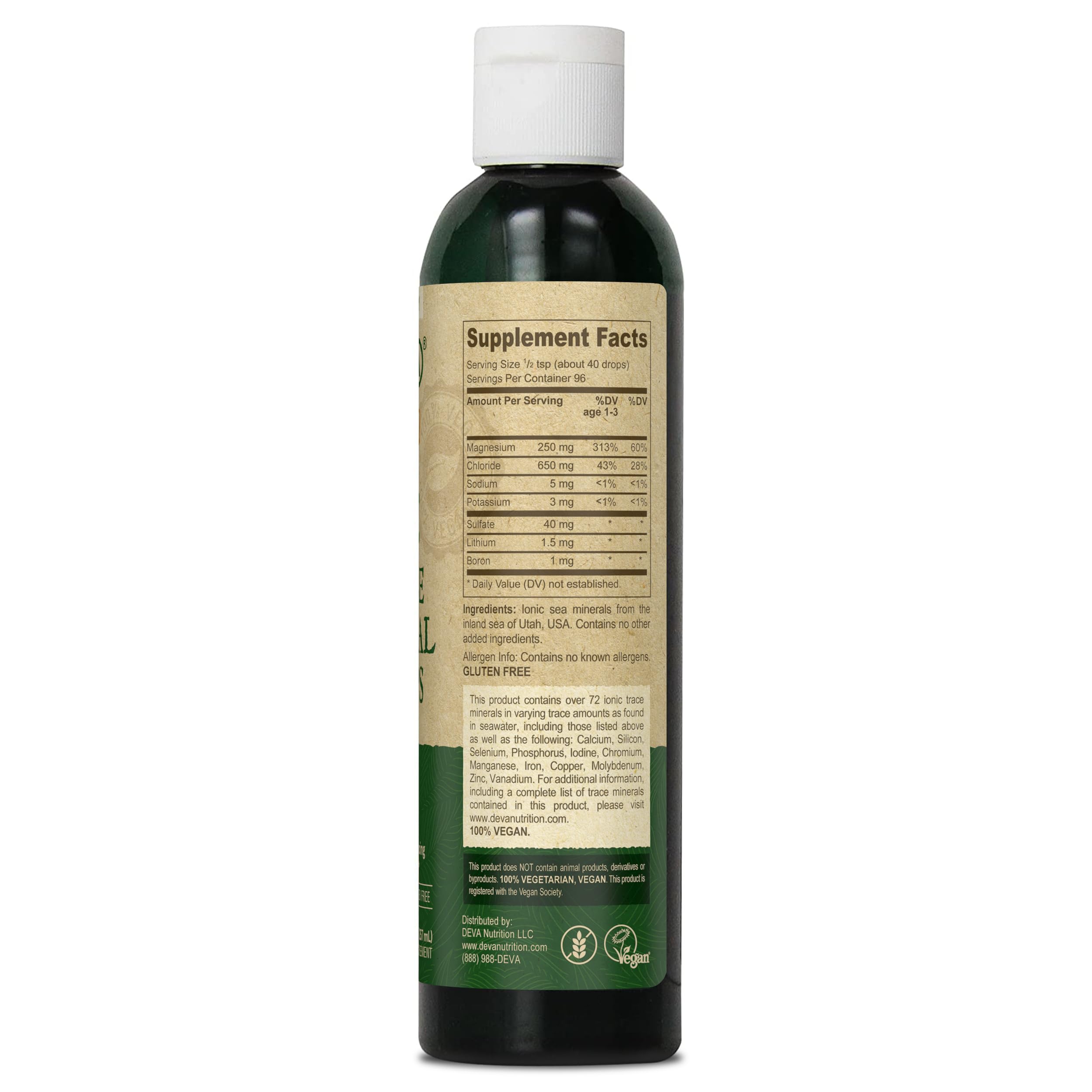 DEVA drops mixed into water to re-mineralize and improve flavor