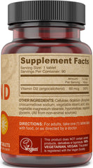 DEVA vegan Vitamin D2 800 IU fast-dissolve tablets for easy daily intake.