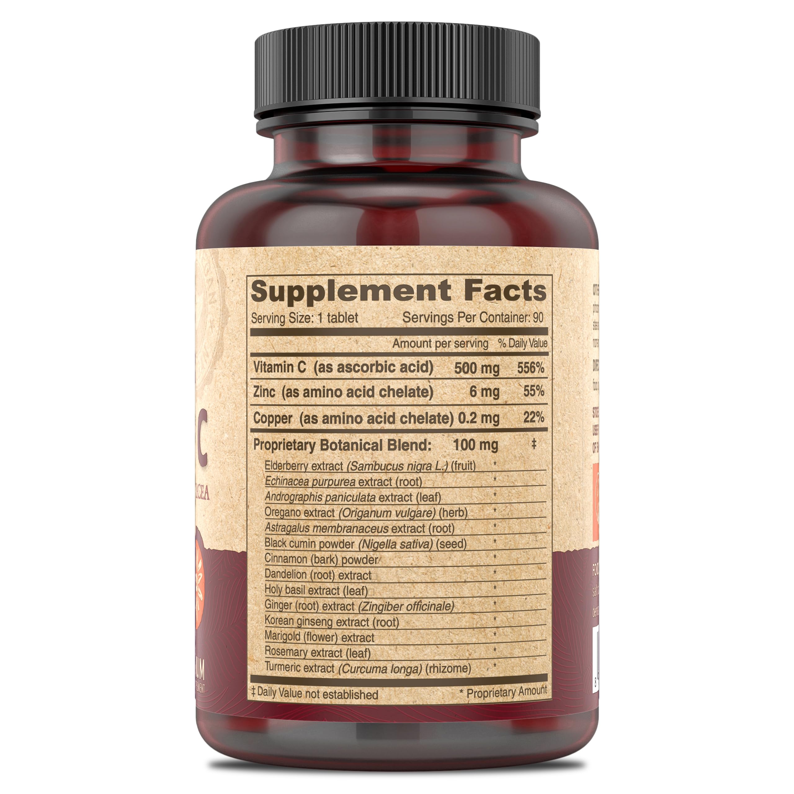 DEVA Vitamin C 500 mg tablets ready for daily use