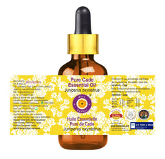 amber glass Cade oil bottle highlighting purity and portability