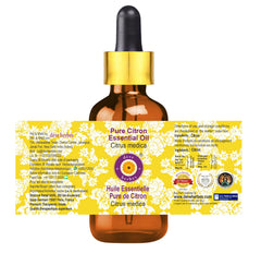 deve-herbes Citron Essential Oil steam-distilled label signals pure, natural sourcing.