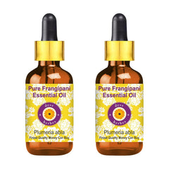 deve herbes Frangipani essential oil bottle and dropper for precise dosing and potency