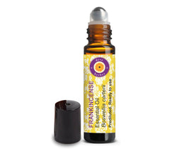 Deve Herbes frankincense roll-on bottle 10ml for convenient on-the-go aromatherapy.