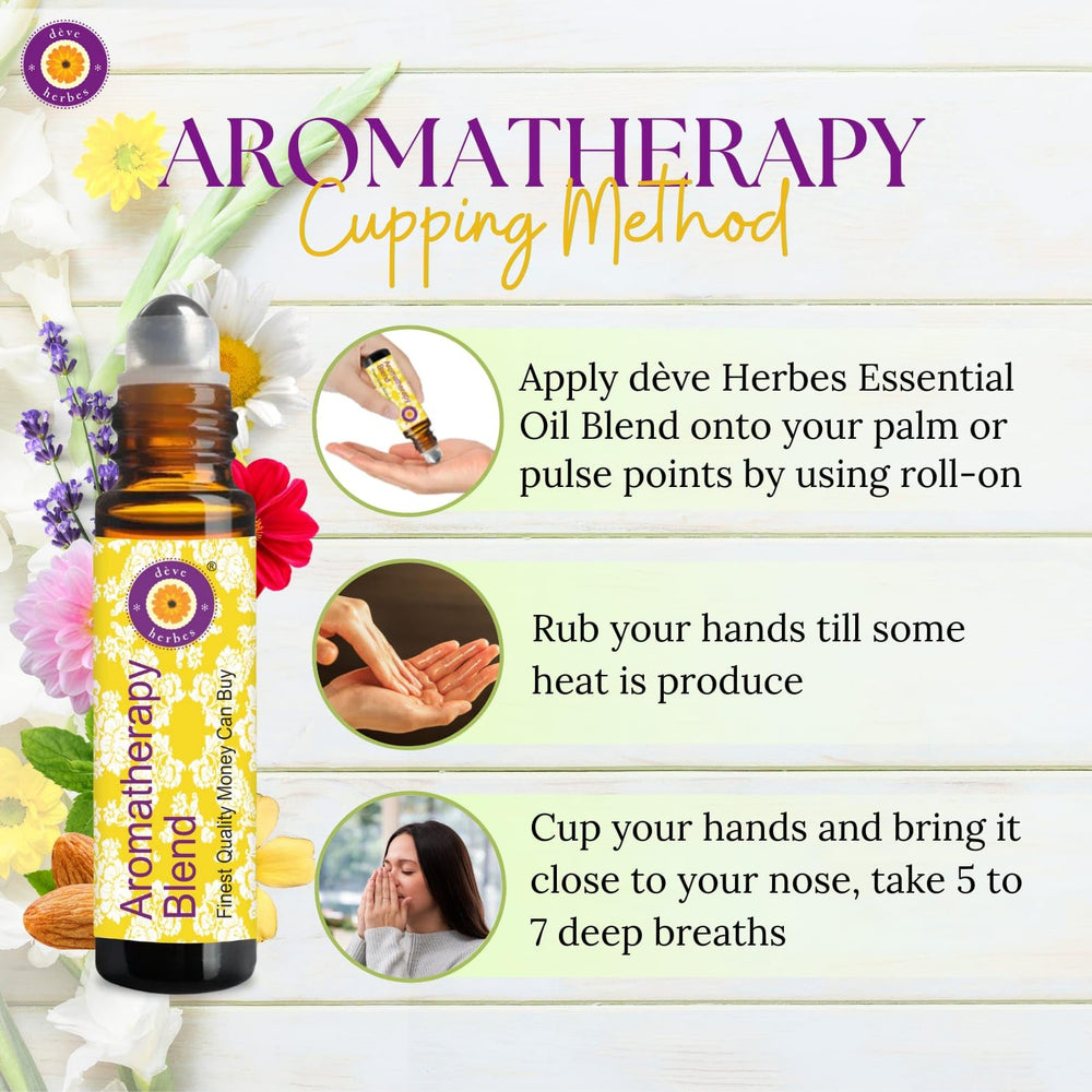 Compact, travel-friendly frankincense roll-on fits in a bag or pocket.
