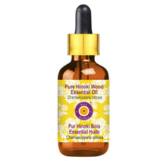 dcuve herbes Hinoki wood essential oil bottle, pure formulation for skin and aromatherapy