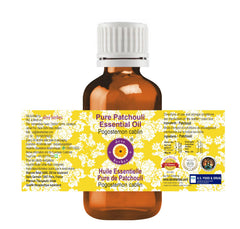 deve-herbes patchouli oil amber glass bottle for potency