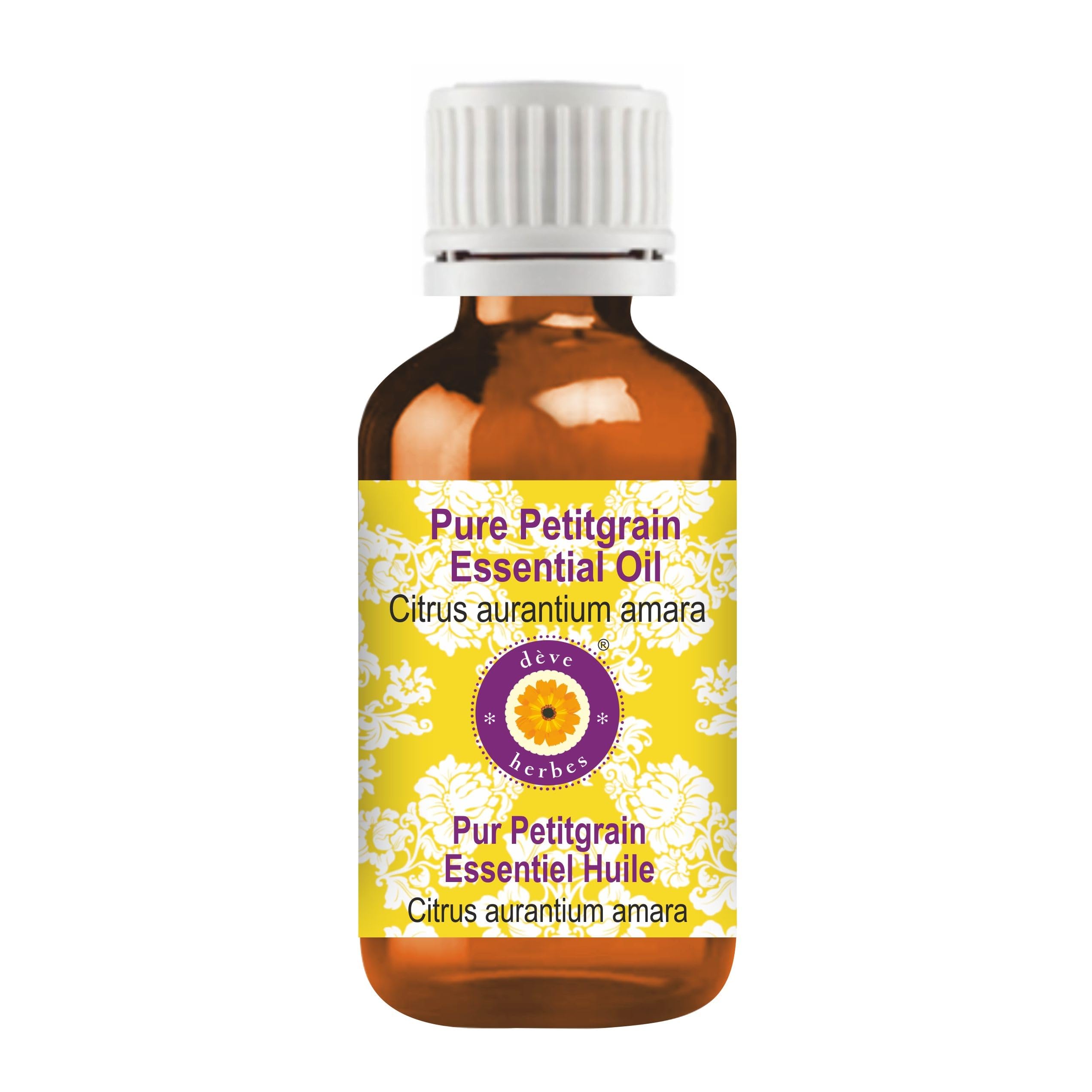 Deve Herbes Petitgrain oil bottle 10ml for easy daily use
