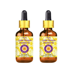 Deve Herbes Linden Blossom oil bottle with steam-distilled essence for gentle skin prep