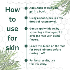 Deve Herbes Rosemary Essential Oil bottle with dropper for precise dilution in routines.