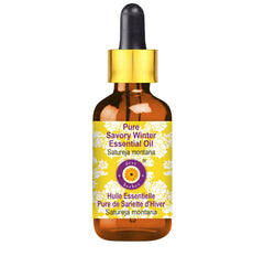 Deve Herbes Savory Winter essential oil bottle ready for premium skincare.