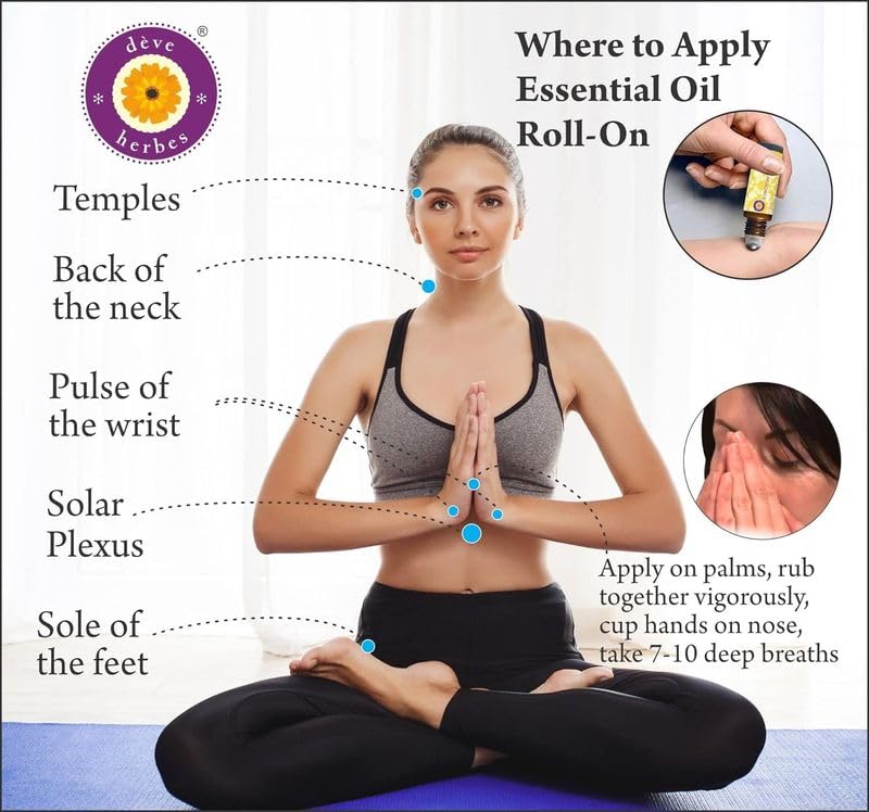 deve herbes Sweet Balance solar plexus application promotes calm through gentle breathing.
