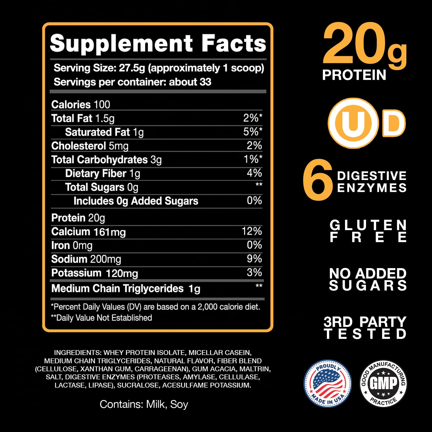 Devotion Nutrition Angel Food Cake shake poured into a glass with creamy texture.
