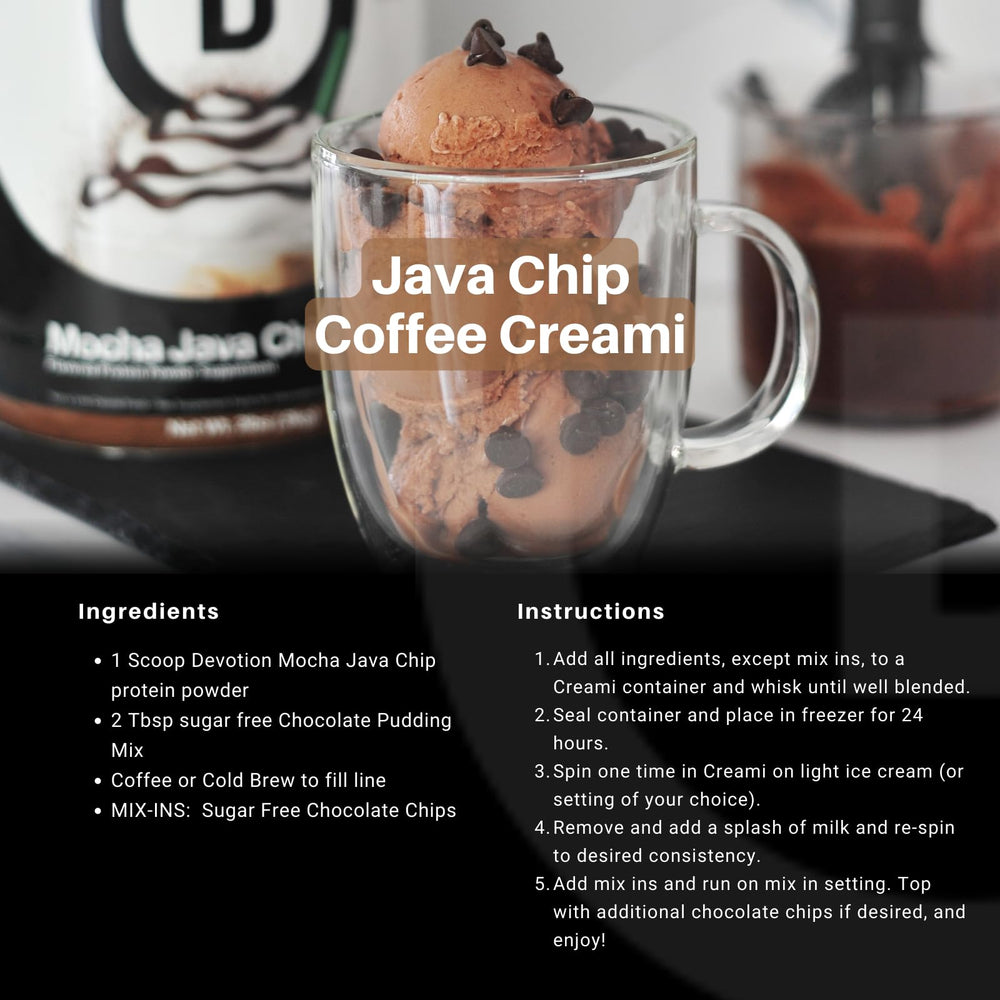 Devotion Nutrition Mocha Java Chip Protein Powder – Gluten Free, Keto ...
