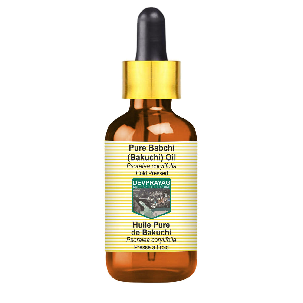 DEVPRAYAG Babchi oil bottle with dropper for easy skin application