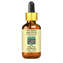 DEVPRAYAG Babchi oil bottle with dropper for easy skin application
