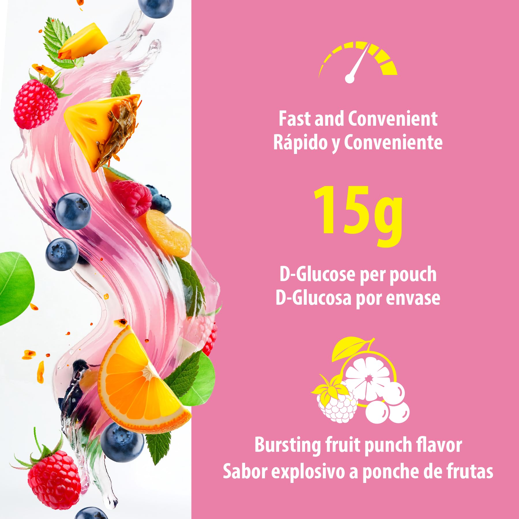 Dex4 glucose gel packs open to reveal convenient pre-measured 15g servings for fast use