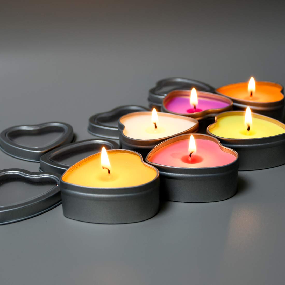 Deybby lifestyle table candle adds cozy ambience to home.