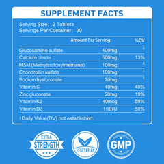 TrySafe tablets pouring indicates easy daily intake for joint support