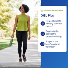 DGL Plus capsules closeup suitable for daily digestive care, vegan capsule